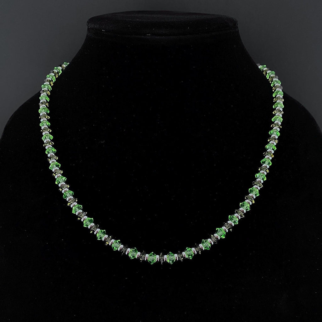 Uranium Crystal Necklace with “black diamond”