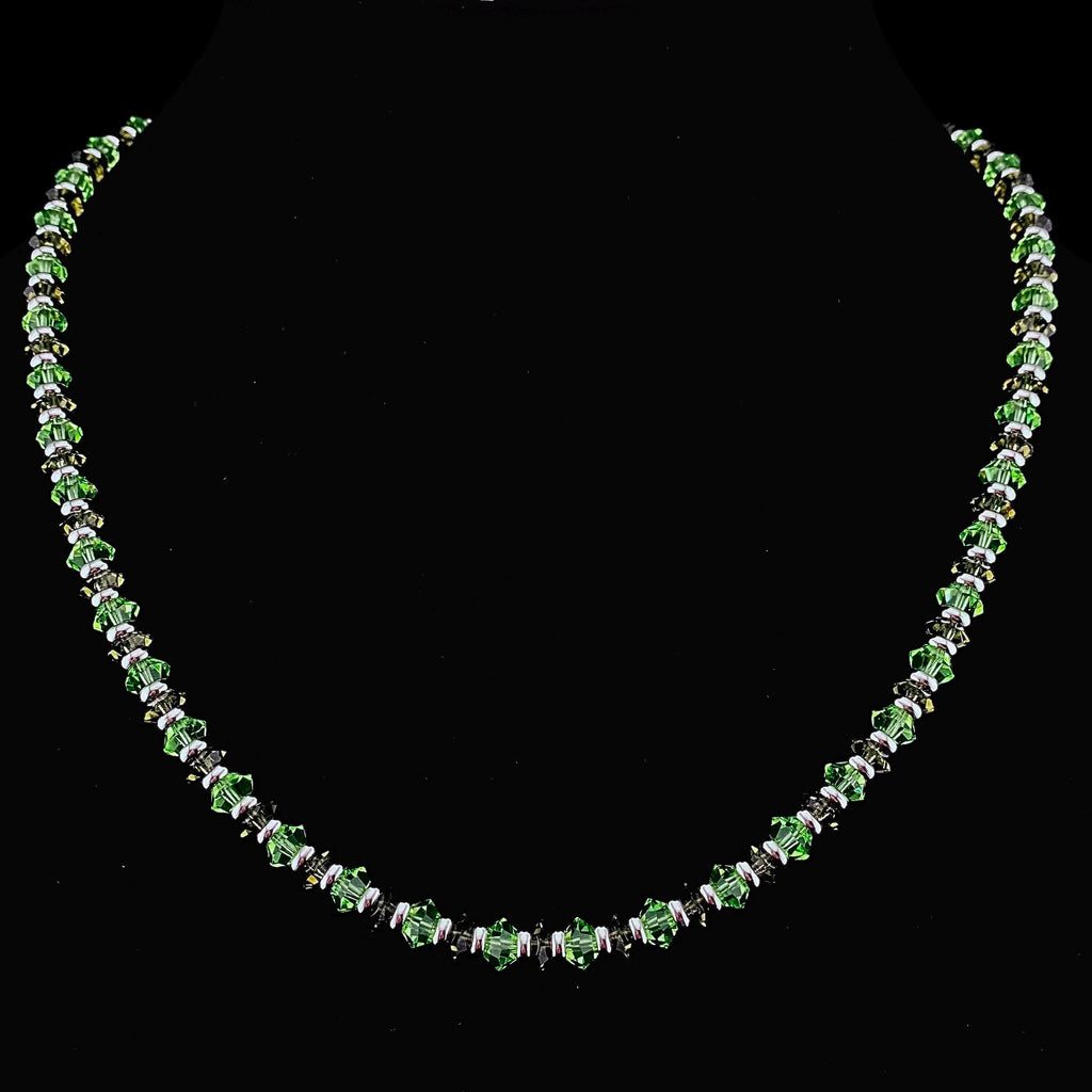 Uranium Crystal Necklace with “black diamond”