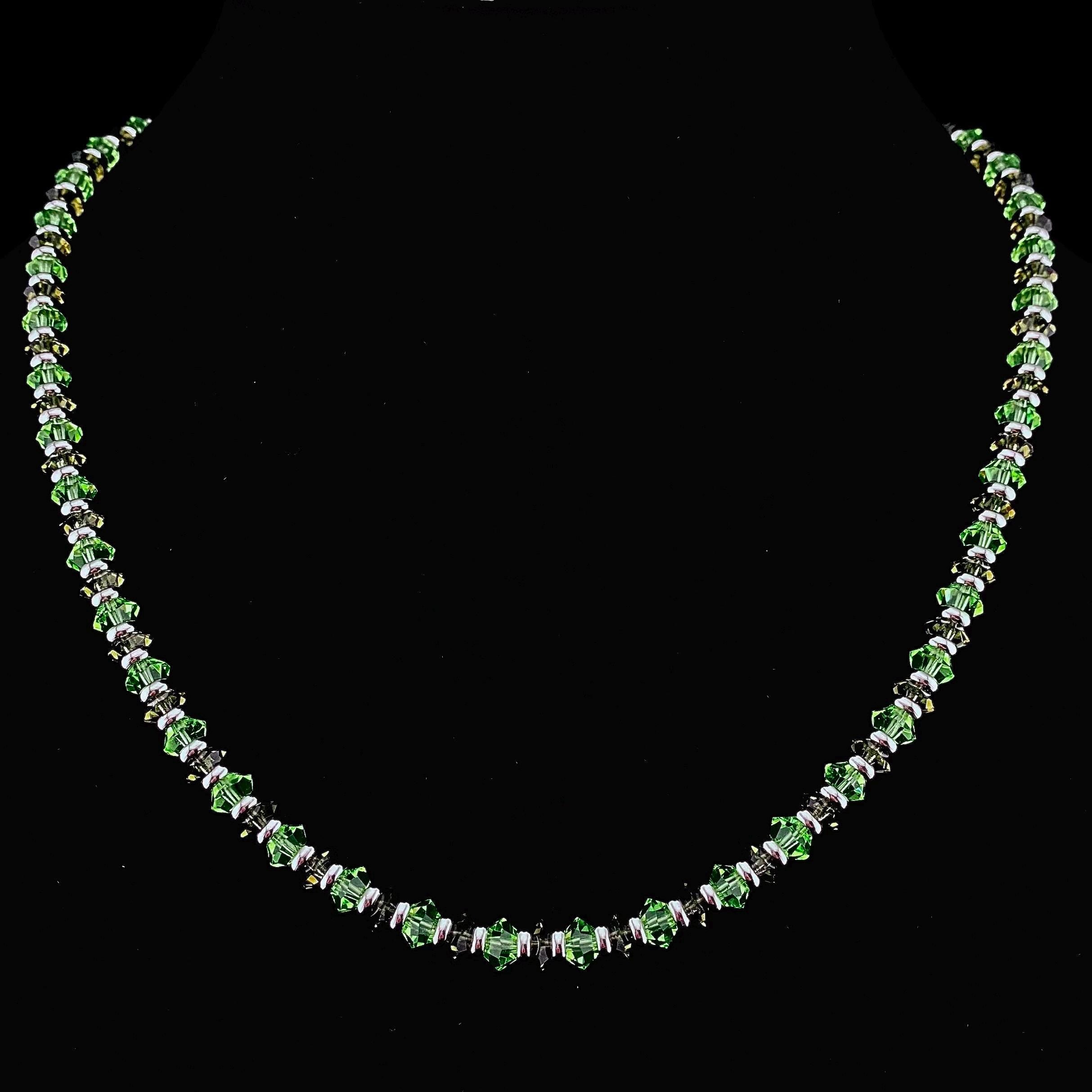 Uranium Crystal Necklace with “black diamond”