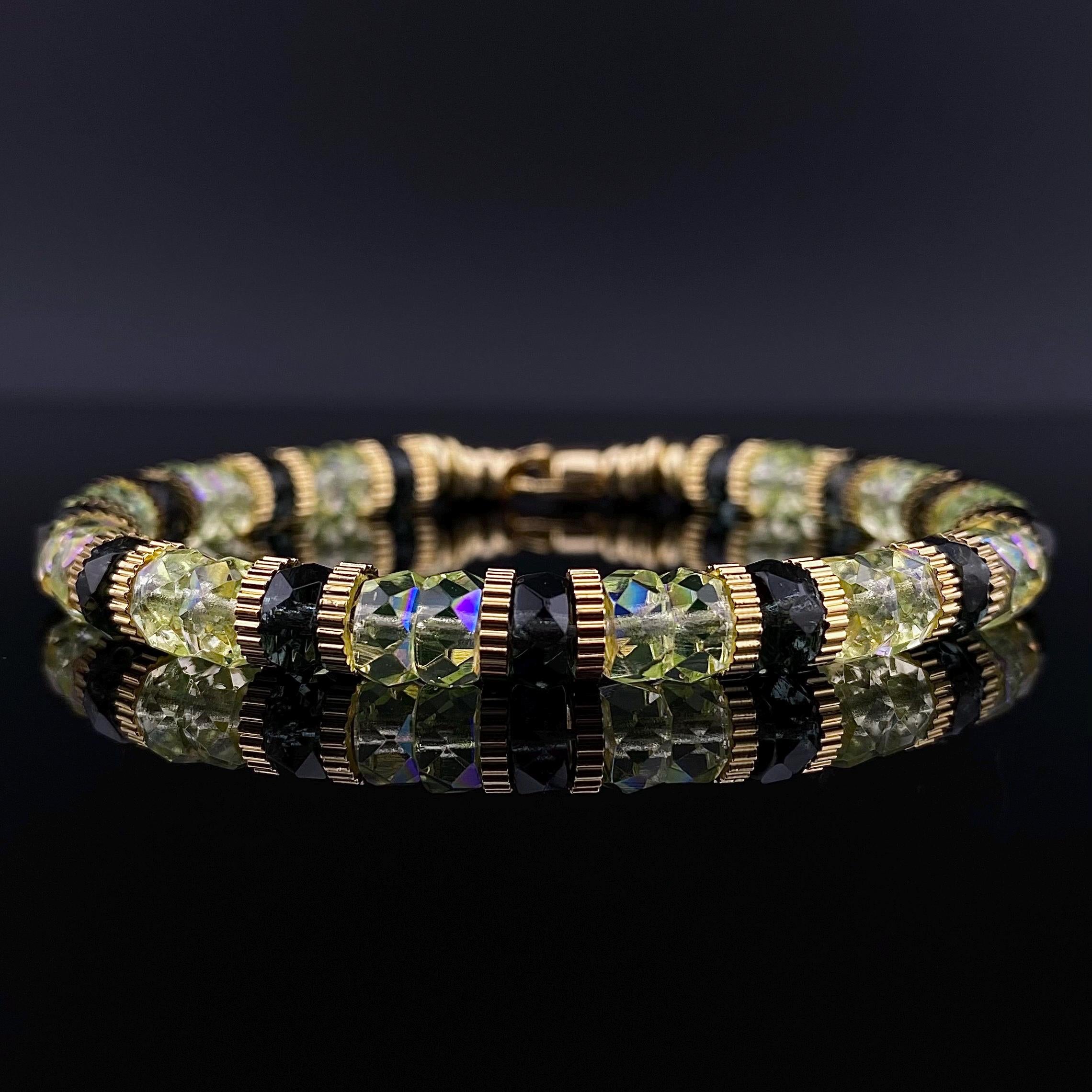Uranium Glass Bracelet