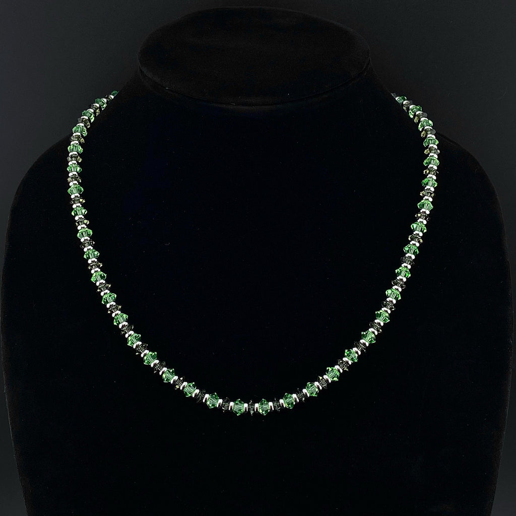 Uranium Crystal Necklace with “black diamond”