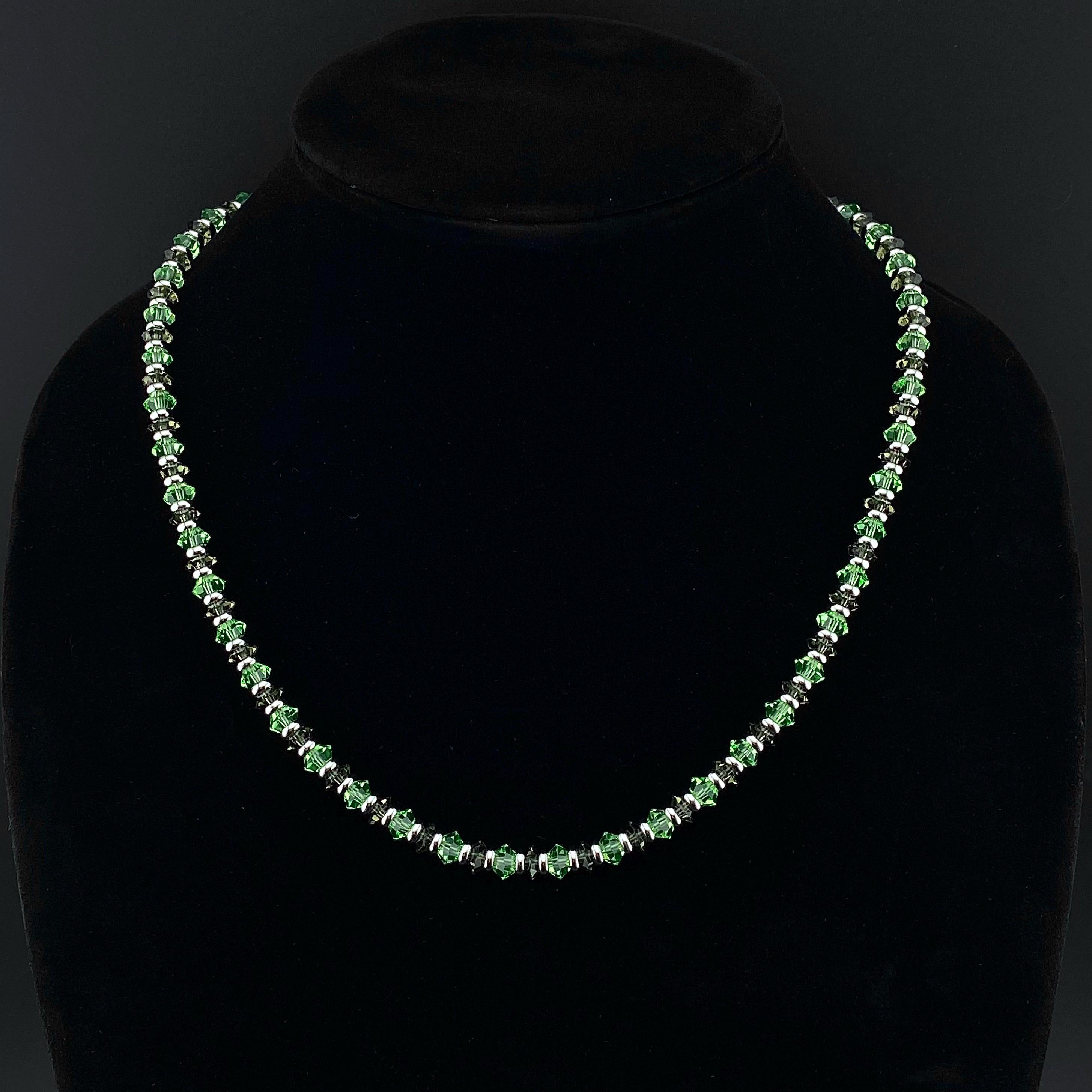 Uranium Crystal Necklace with “black diamond”