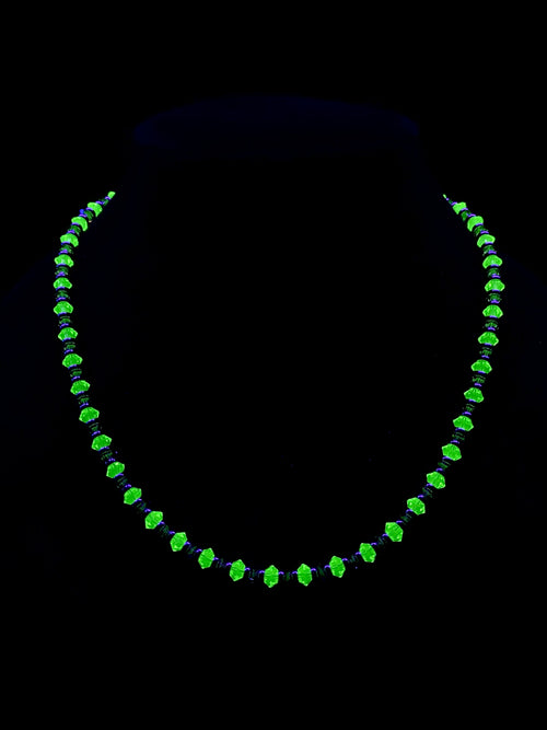 Uranium Crystal Necklace with “black diamond”