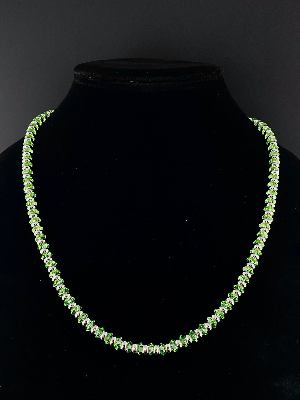 Uranium Crystal Necklace - Bicone