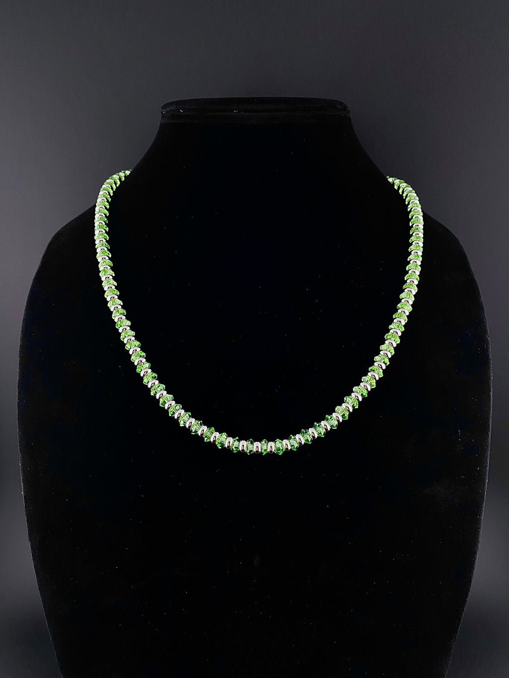 Uranium Crystal Necklace - Bicone