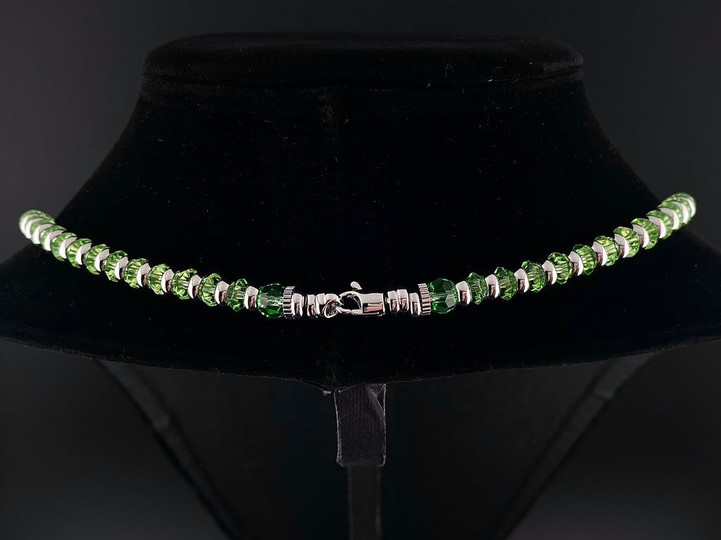 Uranium Crystal Necklace - Bicone