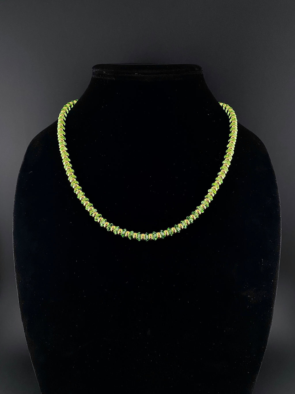 Uranium Crystal Necklace - Bicone