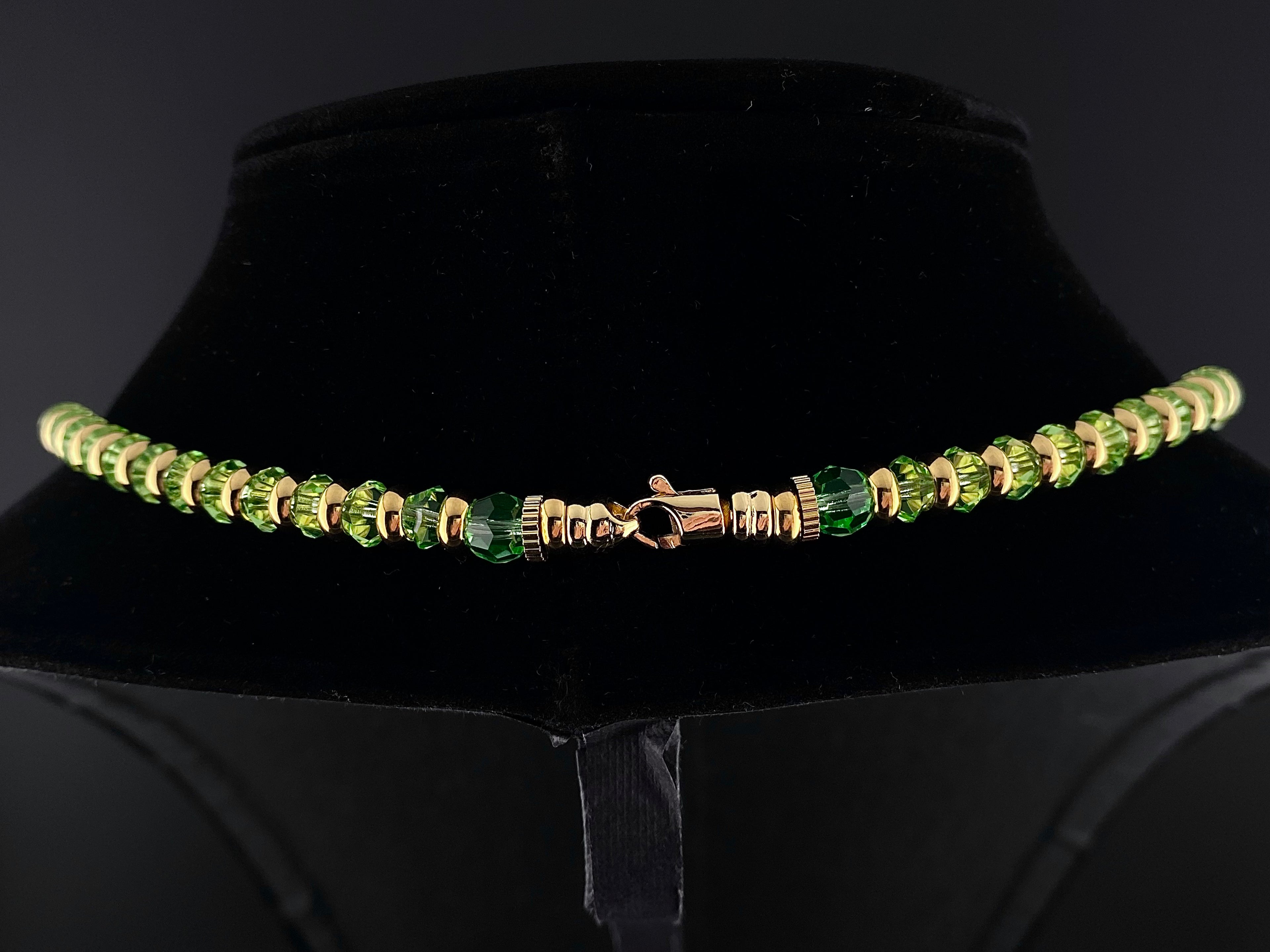 Uranium Crystal Necklace - Bicone