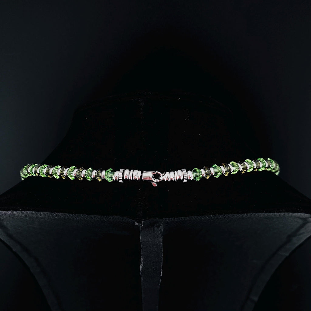 Uranium Crystal Necklace with “black diamond”